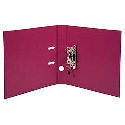 Avis Exacompta Classeur à levier PVC A4 dos de 50mm. - Fuchsia - Lot de 10