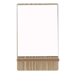 rasage de salle de bains miroir de courtoisie debout en bois pliant maquillage miroir moyen