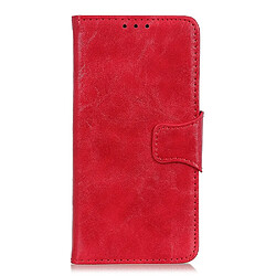 Etui en PU Cheval fou rouge pour votre Xiaomi Redmi Note 9