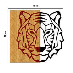 Avis EPIKASA Décoration Murale en Métal et Bois Tigre