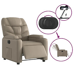 Acheter vidaXL Fauteuil inclinable électrique Cappuccino Similicuir