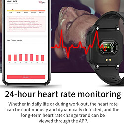 Yonis Smartwatch Étanche IP68 Moniteur Cardiaque Et Pression Sanguine pas cher