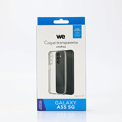 Avis WE Coque de protection TPU SAMSUNG GALAXY A55 5G Transparent: Anti-chocs - ultra résistant – semi-rigide - apparence du téléphone conservée