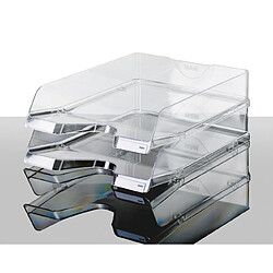 HAN Viva Plastique Transparent bac de rangement de bureau pas cher