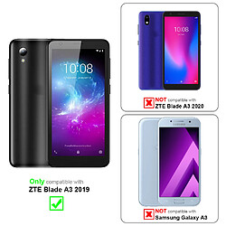 Cadorabo Coque ZTE Blade A3 2019 Etui en Brun