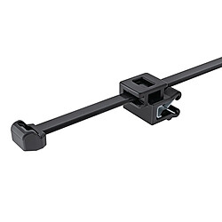 HellermannTyton 150-40591 Lanières assemblées (x500) pour bord de tôle 200x4.6mm - T50ROSEC5A