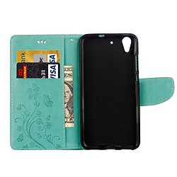 Acheter Wewoo Housse Étui vert pour Huawei Y6 II Papillons Amour Fleurs Gaufrage Horizontal en cuir Flip avec support & Slots de cartes Portefeuille & Longe