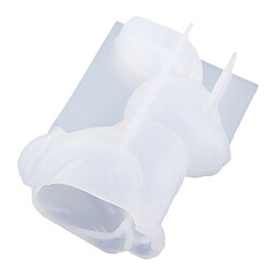 Moule Silicone Moule de Coulée en lapins 3D pas cher