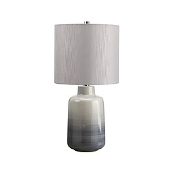 Elstead Lighting Lampe de table Bacari Porcelaine Gris, Bleu