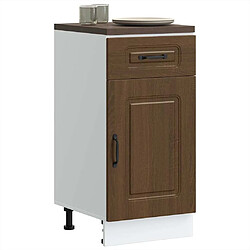 vidaXL Armoire de cuisine Kalmar chêne marron bois d'ingénierie