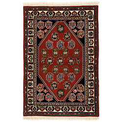 Vidal Tapis de laine 152x105 rouge Kashkuli