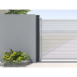 Acheter Vente-Unique Pilier pour portail en aluminium - L15 cm x H190 cm - anthracite - NERETO