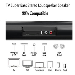 Universal Système de haut-parleur Bluetooth Bluetooth sans fil Super Power Son Haut-parleur câblé Stéréo Stéréo Stéréo Home Theater Projecteur de télévision | Subwoofer pas cher