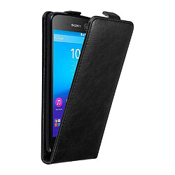 Cadorabo Coque Sony Xperia M5 Etui en Noir