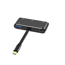 Universal Type C à 4K HDMI Compatible VGA USB 3.0 C Aux Apple Notebook Samsung S9 Dex Pro Xiaomi 10 TV Projector PS5 |