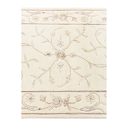 Vidal Tapis de couloir en laine 302x76 beige Darya pas cher