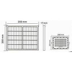 Avis Tradex SOLAIRE SPOT 200 W LUMIÈRE FROIDE 6500K IP65 TÉLÉCOMMANDE S12A-200W