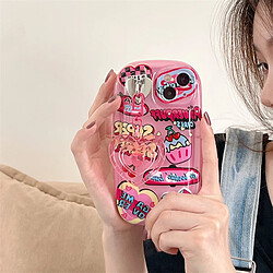 GUPBOO Étui pour iPhone11ProMax Graffiti cerise saveur crème glacée Spice Girl coque de téléphone souple