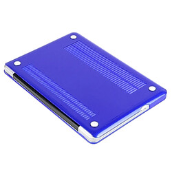 Wewoo Housse Étui bleu foncé pour Macbook Pro 13,3 pouces Chapeau-Prince 3 en 1 Crystal Hard Shell de protection en plastique avec clavier de et prise de poussière Port pas cher