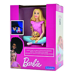 Lexibook Réveil avec veilleuse lumineuse Barbie en 3D