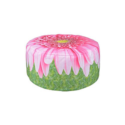 Esschert Design Pouf extérieur avec imprimé déco Gerbera.