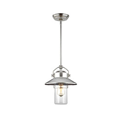 Elstead Lighting Suspension extérieur Boynton Acier brossé peint