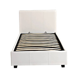 Habitat Et Jardin Lit avec coffre Carla - 90 x 190 cm - Blanc pas cher