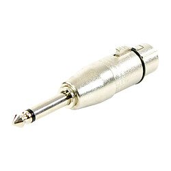 Adaptateur XLR Femelle - Jack Mâle Mono Easy Plugger