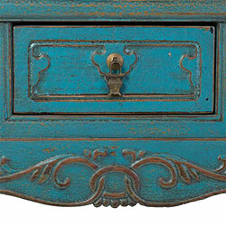 Acheter Meuble d'Entrée avec Tiroirs Alexandra House Living Bleu Bois 37 x 78 x 132 cm