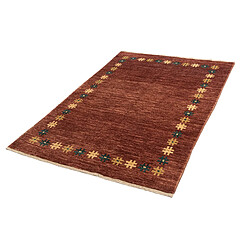 Vidal Tapis de laine 185x122 brun Gabbeh 