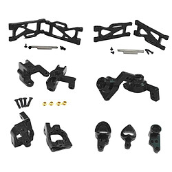 6 Pièces 1/14 échelle RC Voiture Pièces De Rechange Ensemble Pour 1/14 Wltoys 144001 Noir