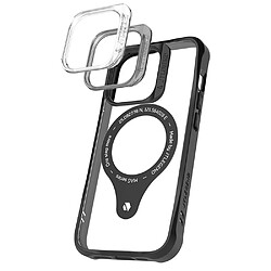 Coque en TPU anti-chute, avec cadre de caméra, compatible avec le chargement sans fil pour votre iPhone 14 Pro - noir