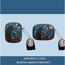 GUPBOO Airpods Coque Housse Étui Protecteur Compatible pour AirPods Pro-mignon, sans visage, dessin animé, femme