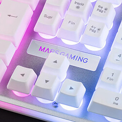 Clavier Mars Gaming MK220WES RGB Blanc pas cher