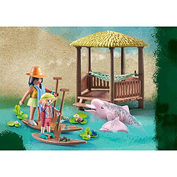 Playmobil® Wiltopia Paddles et dauphins roses