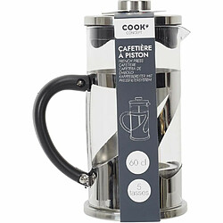 Cook Concept Cafetière à piston en métal et verre 60 cl.