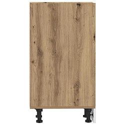 Acheter vidaXL Armoire de plancher chêne artisanal 40x44,5x81,5 cm