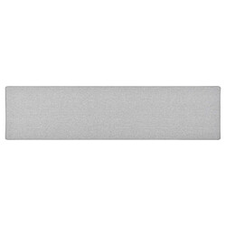 vidaXL Tapis de couloir Gris clair 50x200 cm