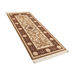 Vidal Tapis de couloir en laine 201x81 brun Darya