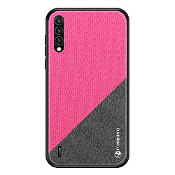 Coque en TPU + PU léger, couleur contrastée, antichute rose pour votre Xiaomi Mi CC9/CC9 Meitu Edition/9 Lite