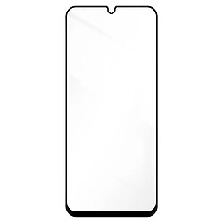 Avizar Verre Trempé pour Samsung Galaxy A05s Adhésion Totale Noir Transparent