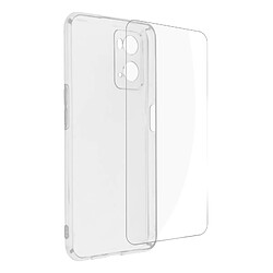 Avizar Coque Realme 9i , Oppo A76 et A96 Silicone gel Film Verre Trempé 9H transparent