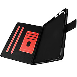 Avizar Étui pour Lenovo Tab M10 Gen 3 Portefeuille Support vidéo Mise en veille Rouge