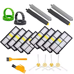 Kit de pièces de rechange pour IRobot ROOMBA série 800 860 900 960 966 980 brosses et filtres