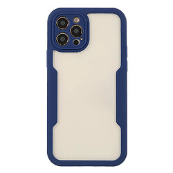 Coque en TPU + acrylique bleu marine pour votre iPhone 12 Pro 6.1 pouces