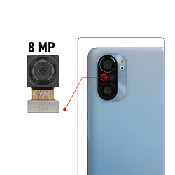 Avis Avizar Clappio Caméra Arrière Capteur Ultra Grand angle 8MP pour Xiaomi Mi 11i 5G Noir