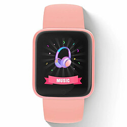 Acheter Montre iWear M7 Smart & Fit avec Full Touch 1,3'' IPS Contrôle multimédia / HR / Tension artérielle / Social Rose