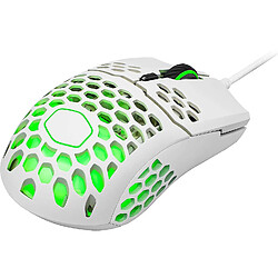 Universal MM711 Ambidextrous RGB Gaming Mouse (Matte White)