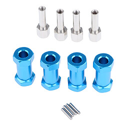 Adaptateur d'extension pour moyeu hexagonal 12mm 15-25mm pour RC Crawler Blue -25mm