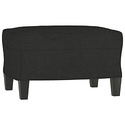 Acheter vidaXL Ensemble de canapés 3 pcs avec coussins noir tissu